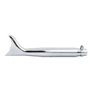 Batwing Fishtail Universal Muffler 22" Long Chrome