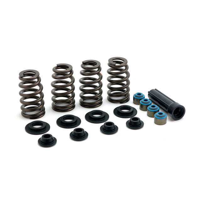 Valve Spring Kit Steel Standard To 600" Lift For 05-17(NU)Twin Cam / 04-21 XL / 08-12(NU)XR1200 / 03-10(NU)Buell XB