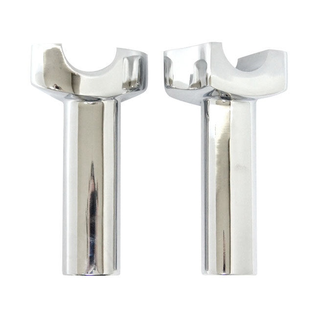 OEM Style Risers Threaded Chrome - 4.5 Inch Rise