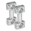 Dogbone Risers Chrome Straight - 3 Inch Rise