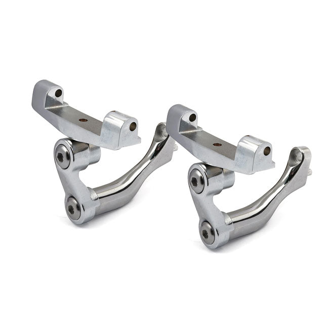 Adjustable Passenger Floorboard Mount Kit For Touring Chrome