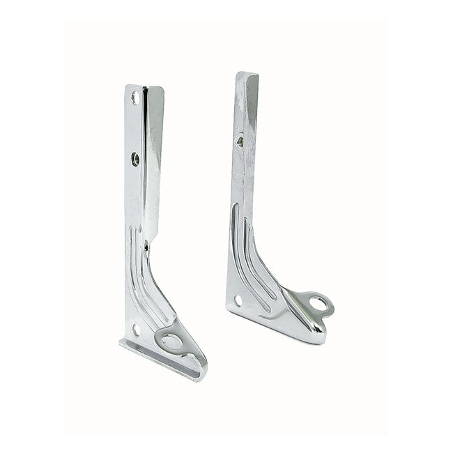 Spotlamp Mounting Bracket Kit Chrome For 49-59 FL, FLH