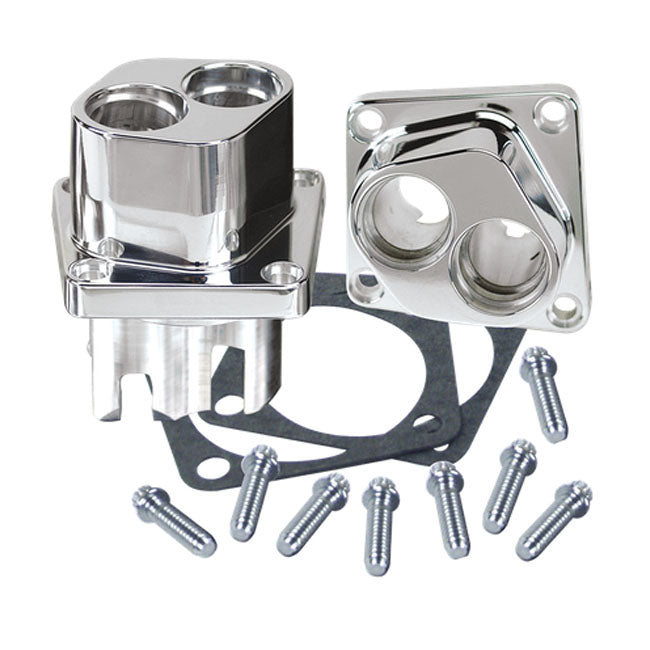 84-99 Billet Tappet Block Set Front / Rear Polished