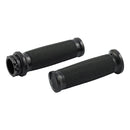 Handlebar Grip Set Caliber Black For 74-21 H-D With Single Or Dual Throttle Cables Excl. Street