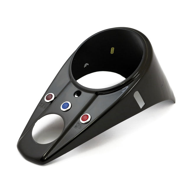 Style 3-Light Dash Cover Gloss Black