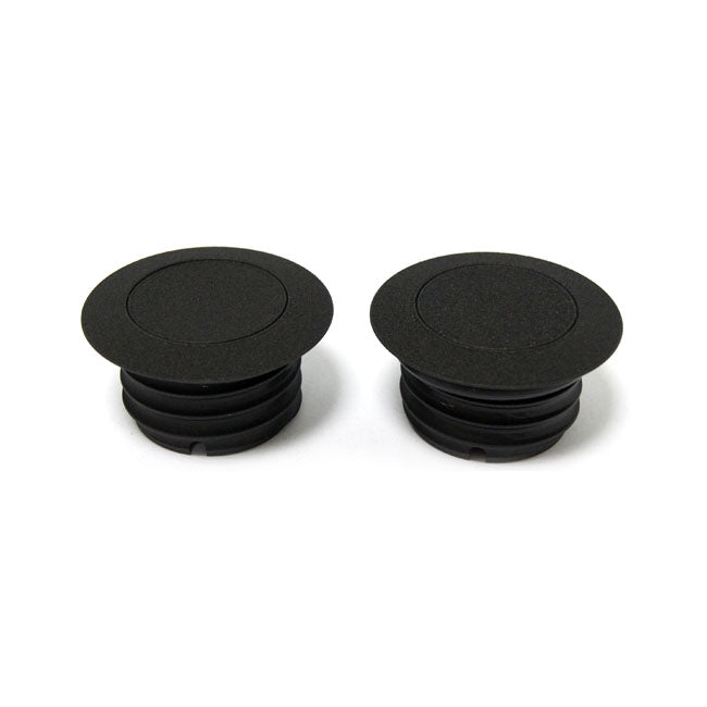 Gas Cap Set Pop-Up Black For 83-95 H-D