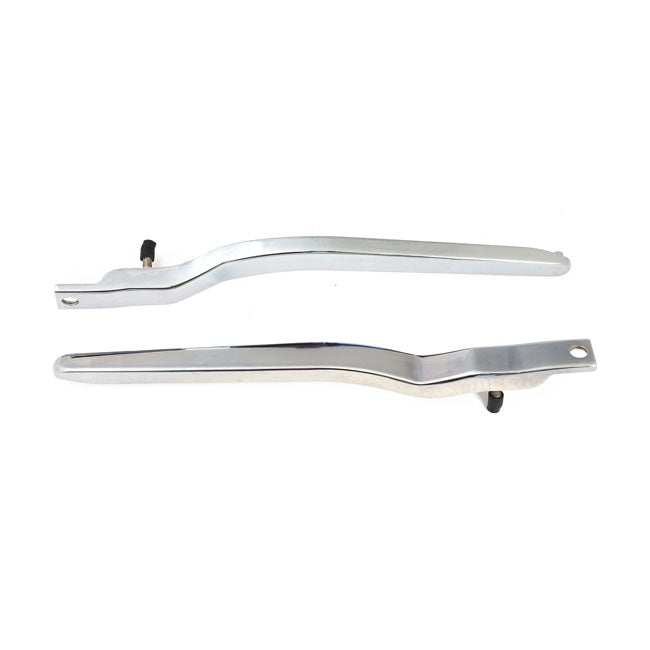 Rear Fender Struts Smooth Chrome For 72-85 FX