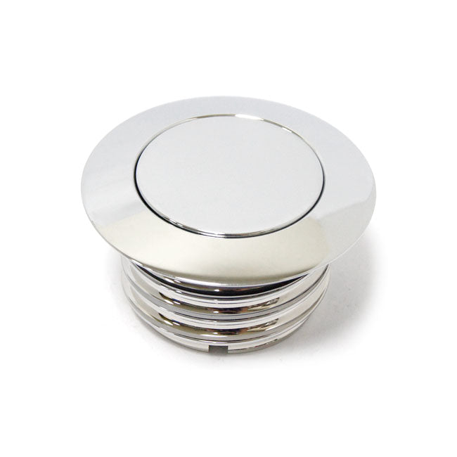 Gas Cap Pop-Up Vented Chrome For 96-18 H-D