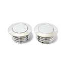 Gas Cap Set Pop-Up Chrome For 96-99 H-D