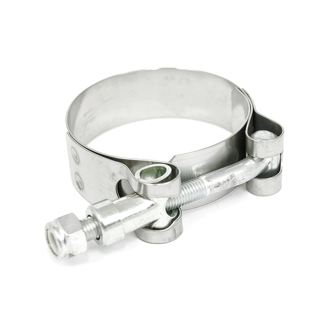 Panhead Custom Header Clamps Stainless Steel For 48-65 Panhead NU