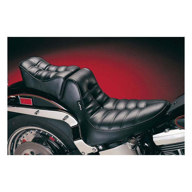 Regal 2-Up Seat Pleated For 84-99 Softail With Up To 150 MM Rear Tire (NU)