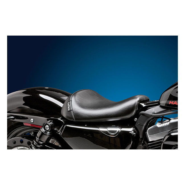 Bare Bones Solo Seat Smooth For For 10-21 XL With 3.3 & 4.5 Gallon Fuel Tanks