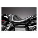 Stubs Spoiler Solo Seat Black Pleated For 06-17 Dyna (NU)