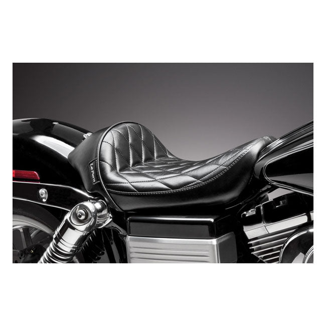 Stubs Cafe Solo Seat Black Diamond 06-17 Dyna (NU)