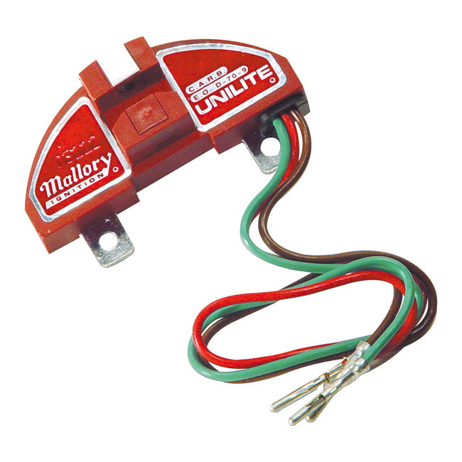 Unilite' Replacementacement Ignition Module / 12V For 36-69 OHV B.T. / 30-73 Flatheads / 52-70 XL. (With 12 volt electrical system)