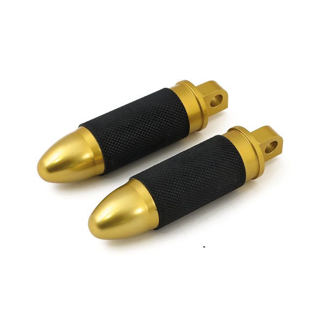 Bullet Foot Peg Brass