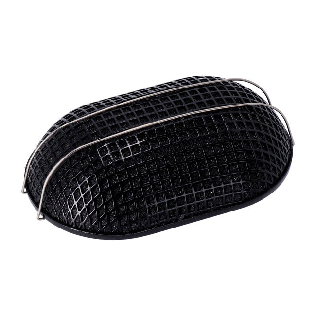 Breather Style Air Cleaner Assembly Oval Black For 66-88 BT