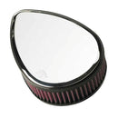 Street Metal High-Flow Air Intake Torch, Chrome