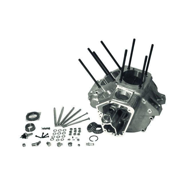 Crankcase Assembly Standard Bore Natural For 92-99 Evo B.T. NU