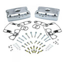 Die-Cast Rocker Cover Kit Chrome For 84-99 Evo B.T. NU For Head Or Bottom Crank vent
