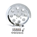 Pulley Cover Holes Chrome - 61 Tooth For 82-99 BT, TC. With 61T OEM Style Wheel Pulley