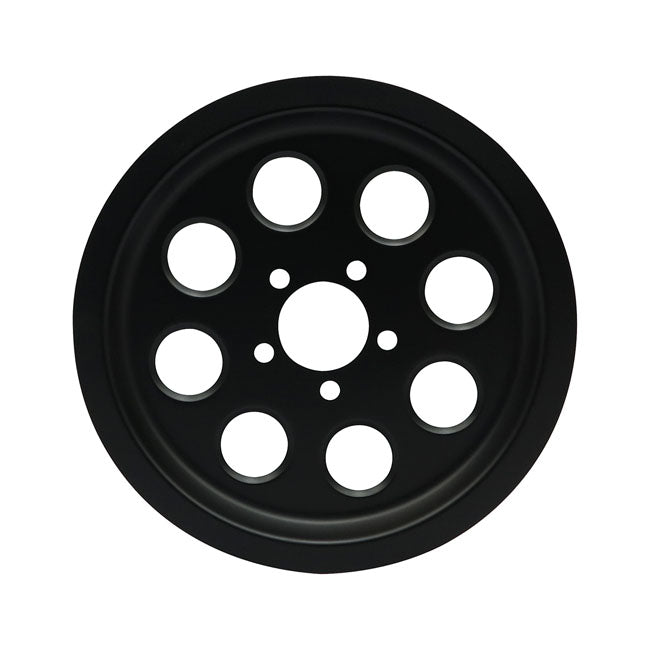 Pulley Cover Matt Black Holes - 70 Tooth For 00-05 Dyna