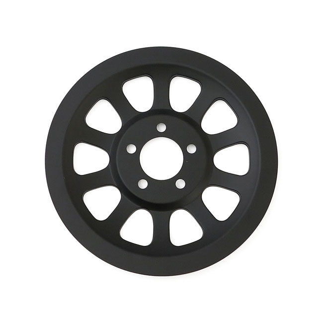 Pulley Cover Matt Black Holes - 66 Tooth