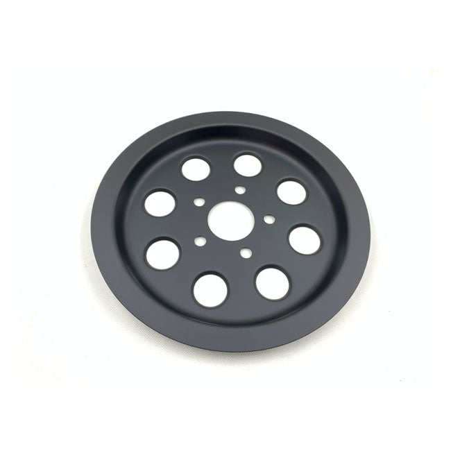 Pulley Cover Matt Black Holes - 61 Tooth For 82-99 BT, TC. With 61T OEM Wheel Pulley