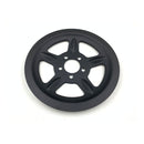 Pulley Cover 5-Spoke Black - 68 Tooth