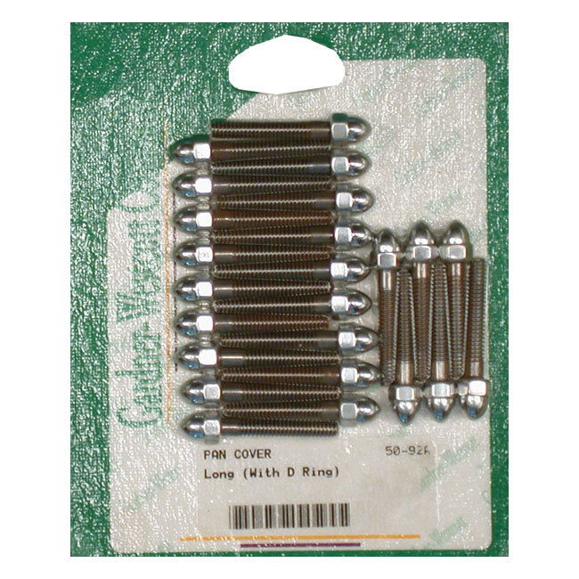 Panhead Rocker Cover Screw Kit Chrome Acorn Long