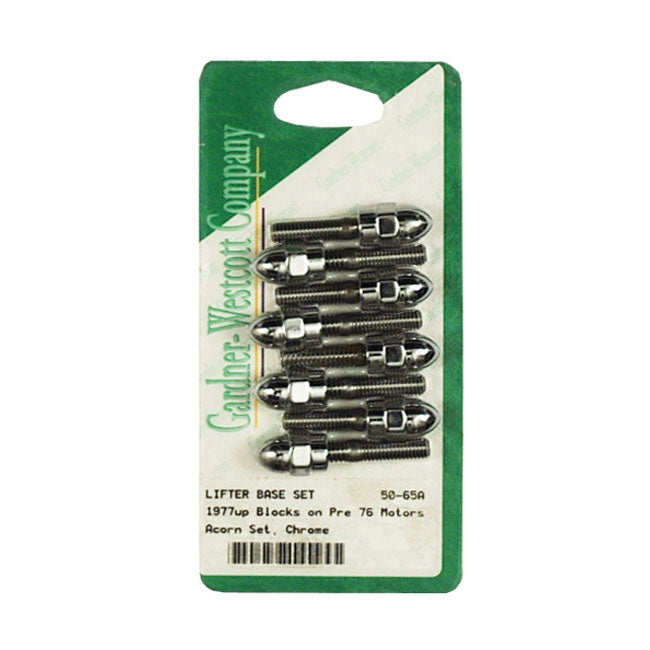 Acorn Tappet Block Mount Kit Chrome For 36-E76 B.T. NU. With L76-84 style Tappets Blocks