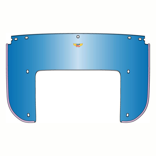 Beaded 5-Bolt Lower Window Blue