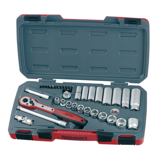 Socket Wrench Set - 3/8 Inch - US 35 Pieces