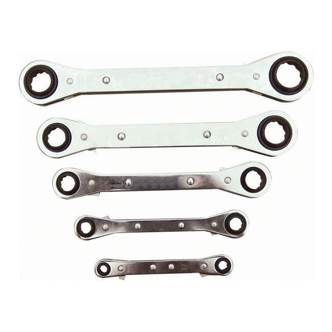 Box End Wrench Set Latch-On US Sizes