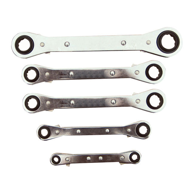Box End Wrench Set Latch-On Metric Sizes
