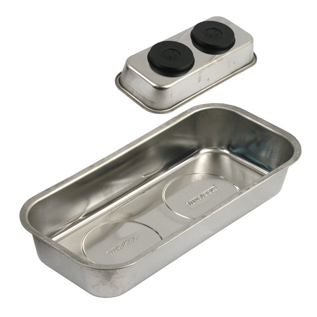 Stainless Magnetic Square Tray Polished Stainless