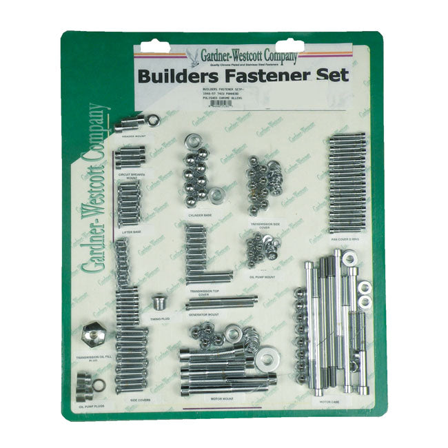 Allen Builders Fastener Set For 48-57 Panhead NU