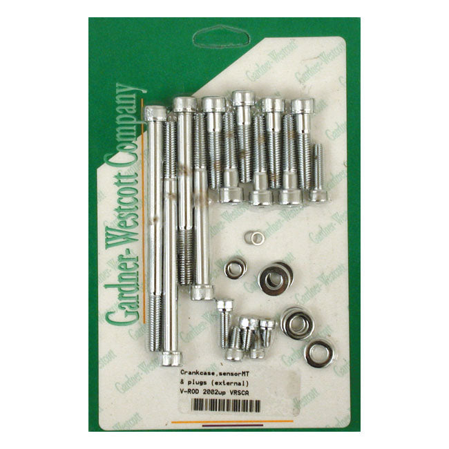 Crank Case Bolt Set Chrome