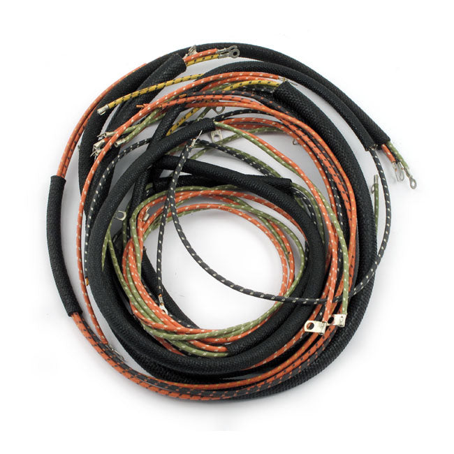 OEM Style Main Wiring Harness Complete Set For 48-57 FL, FLH, UL, WL Models