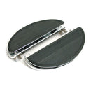 Oval Old Style Floorboards For 40-84 FL, FLH With DAMPERS