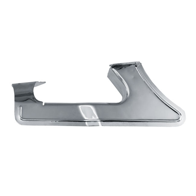 Lower Rear Belt Guard Chrome For 85-94 FXR, FLT, FLHT, FLHS Models