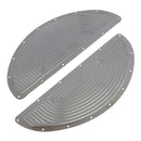 Steel Floorboard Pads / Plates Chrome