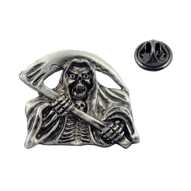 Skull Pin Reaper Front