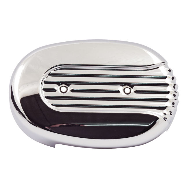 XL Sportster Air Cleaner Cover Chrome Grooved