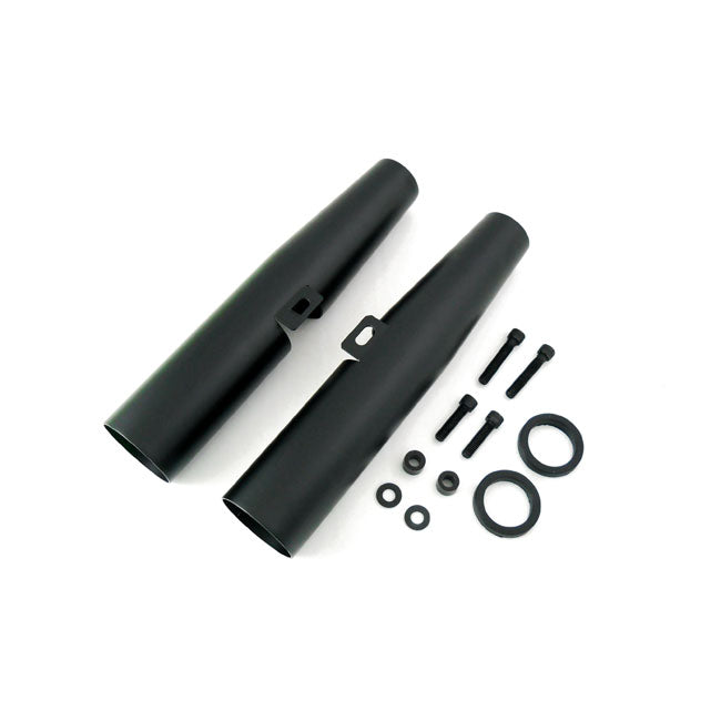 fork Shrouds For 39mm Forks Black For 88-03 XL