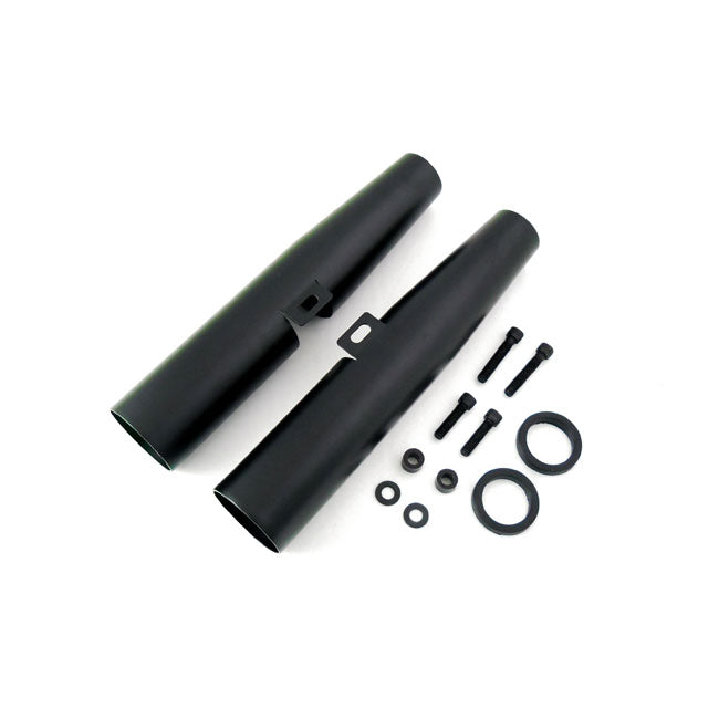 fork Shrouds For 39mm Forks Black For 04-15 XL Excl. XL1200X/XS Forty Eight