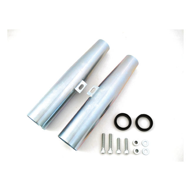 fork Shrouds For 39mm Forks Zinc For 04-15 XL Excl. XL1200X/XS Forty Eight