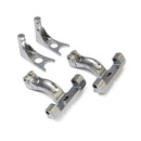 Passenger Footpeg Mount Bracket Set Chrome For 00-17 Softail Excl. FLSTS, FLSTSB, FLSTSC, FLSTN, FXCW