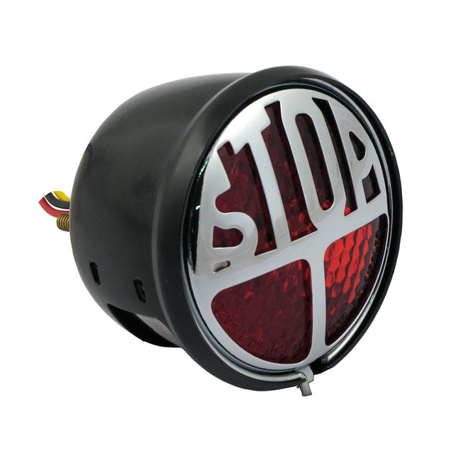 Stop Taillight LED Red Lens / Black Housing