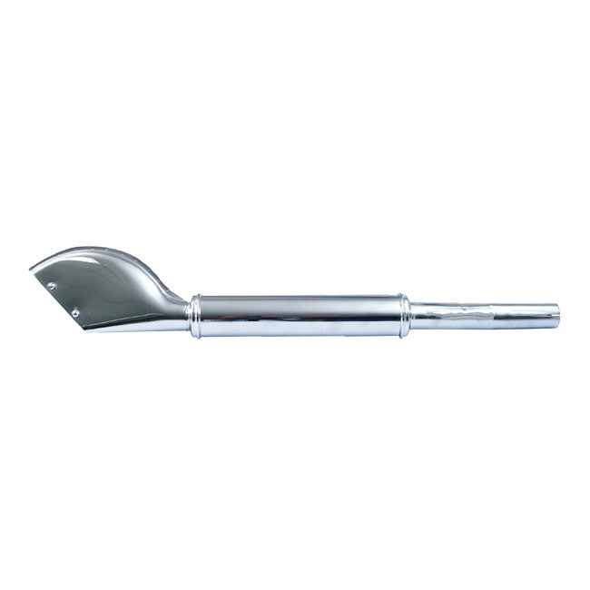 WL Fishtail Muffler, Chrome